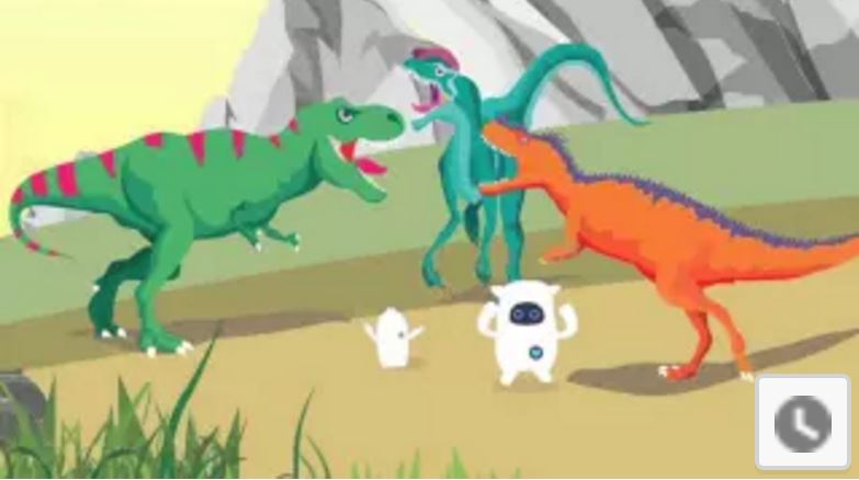 Dinosaur animation