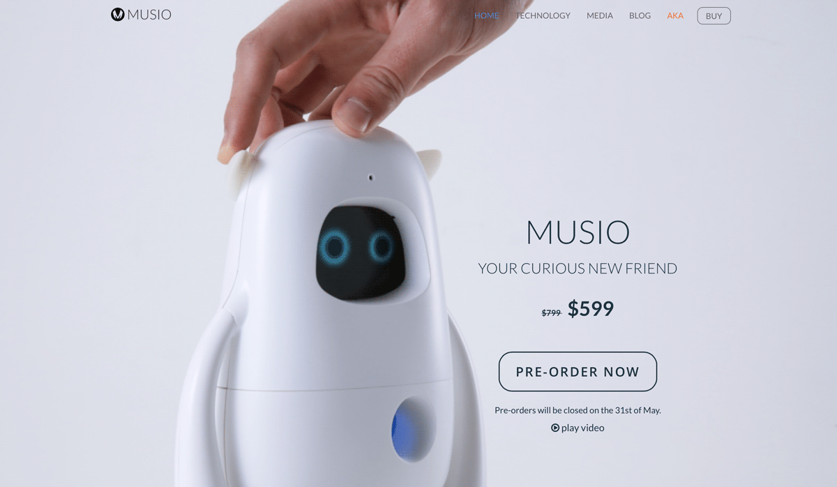 Musio Pre-Order